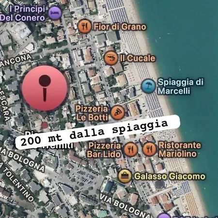 Conero Casa T8- Di Numana In Piazzale Tremiti 8 Con Parcheggio Esclusivo Giardino E Barbecue * 马瑟利